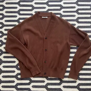 AURALEE 브라운 가디건