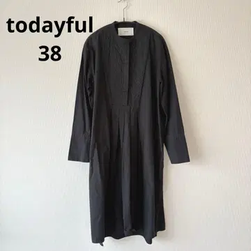 투데이풀 셔츠 원피스 긴팔 블랙