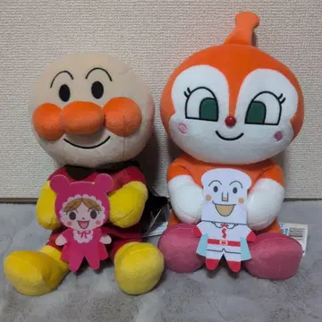 호빵맨 모두 사이좋은 봉제 인형 세트 Ver.2