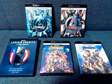 UHD/캡틴 아메리카: 3무비 컬렉션 & 어벤져스 4작품