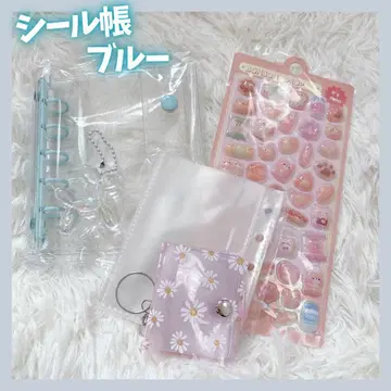 파랑 바인더 M5 리필 10장 미니 씰북 참 씰 1장 포함