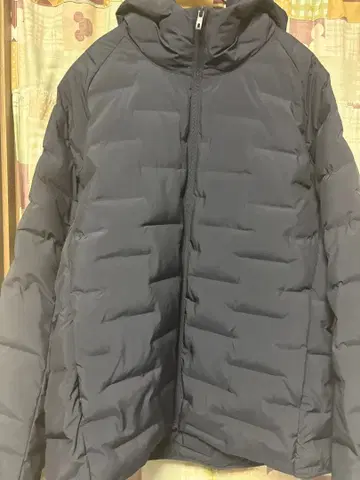 유니클로 퍼프 테크 후드티 XXL 네이비 새상품급