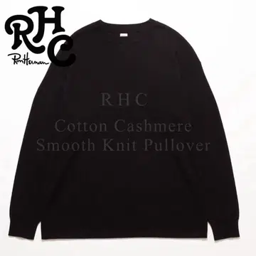 RHC cotton cashmere smooth Knit pullover