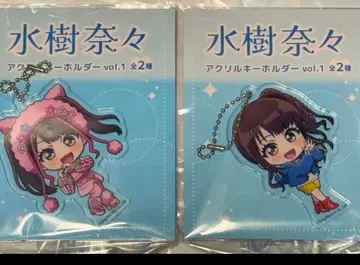 최저가 미즈키 나나 gigo 한정판 아크릴 키링 아크링 키링 2종 세트