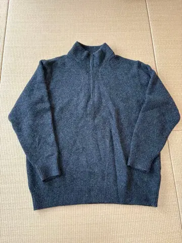 유니클로 하프 지퍼 스웨터 남성용