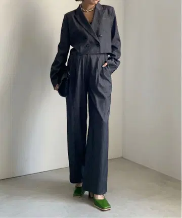 [ Ameri VINTAGE ] SHORT JACKET SET UP