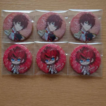 메테오라 캔뱃지 1주년 로제 군 6개 세트