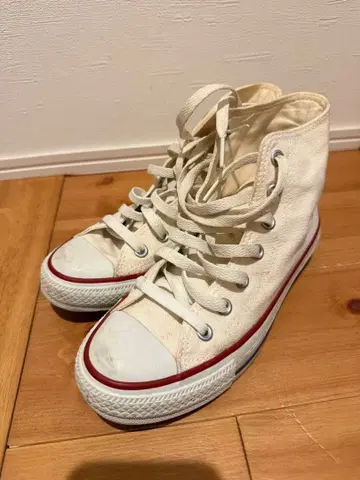 CONVERSE ALL STAR 화이트 하이컷 23.5