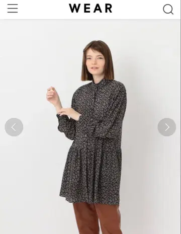 스티븐 앨런 플라워 프린트 스모크 셔츠 S