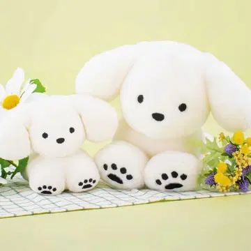 새상품 테라오카 나츠미 강아지 봉제 인형 세트