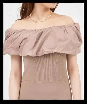 [미사용 새상품] ROYAL PARTY 슬리브리스 원피스 FREE 브라운