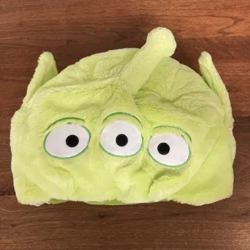 리틀 그린맨 팬캡 보들보들 플리스 모자