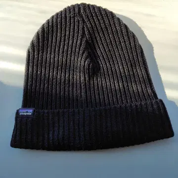 파타고니아 블랙 니트 모자 비니