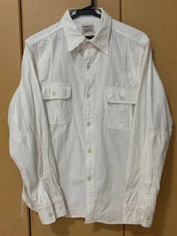 Pherrow's 샴브레이 워크 셔츠 L 화이트