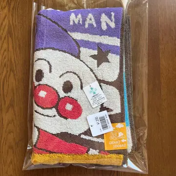 [ 새상품 ] 호빵맨 페이스 타월