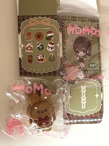 MoMo 크리스마스 시리즈 토끼 진저 쿠키 스퀴즈