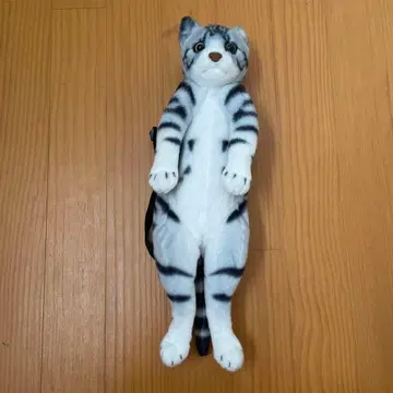 복슬복슬 리얼 고양이 봉제 인형 백팩