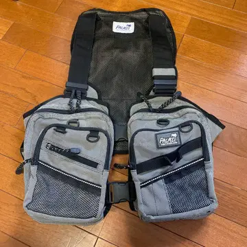 PALMS 낚시용 조끼 그레이/블랙