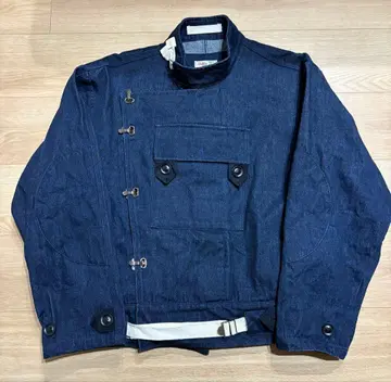 미사용에 가까운 KARAKU 스웨덴군 모터사이클 자켓