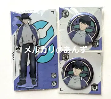 괴수 8호 호시나 소우시로 괴수 스카잔 아크릴 스탠드 캔뱃지 3개 세트