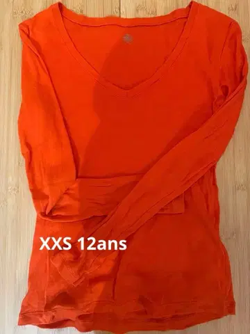 쁘띠바토 티셔츠 오렌지