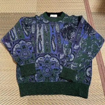 ungaro 니트 스웨터 익명 배송 그린 구제 의류