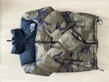 THE NORTH FACE 카모플라쥬 다운 자켓 M
