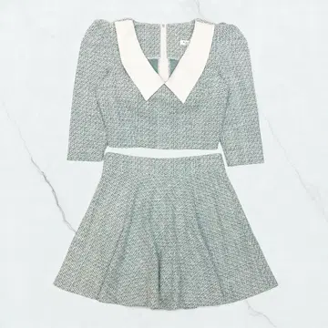 RANS 란즈 AIDMAX 트위드 셋업 미니 드레스 한국 드레스