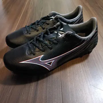 미즈노 알파 축구 스파이크 신발 블랙 23cm
