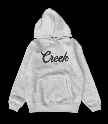 새상품 Creek Anglers 그레이 풀오버 스웨트 트레이닝복/L