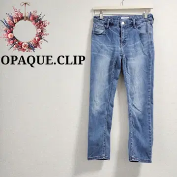오파크 클립 스키니 데님 청바지 캐주얼 스트레치 M