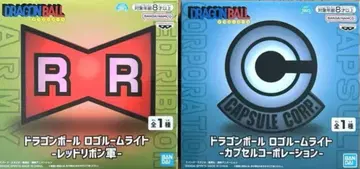 드래곤볼 로고 룸 라이트 레드 리본군 캡슐 코퍼레이션