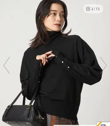 그린 라벨 릴랙싱 에브리 니트 터틀넥 블랙