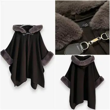 [ Grand Table ] 그랜터블 퍼 케이프 코트