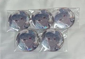 니지산지 ChroNoiR Blue Memories 캔뱃지 쿠츠하 1