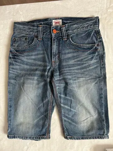 빈티지 EDWIN 데님 팬츠 30 사이즈 오렌지 스티치