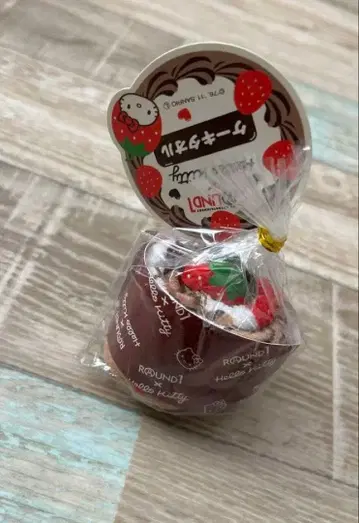 헬로키티 딸기 손수건 타월 케이크 타월 초코 라운드 원
