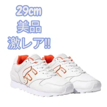 via SANGACIO 29cm 화이트/오렌지 스니커즈 뉴즈