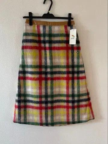 [택 포함 미사용 새상품] 아놀드 파머 체크 사다리꼴 스커트