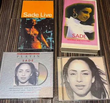 샤데이 Sade 미개봉 포함 CD 2장 / VHS 2개 세트 베스트반