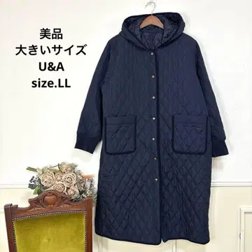 새상품급 빅 사이즈 U&A 퀼팅 코트