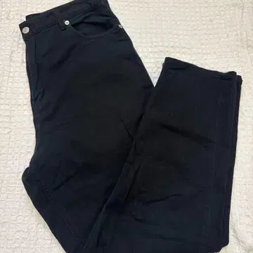 하의 치노 팬츠 데님 M 블랙