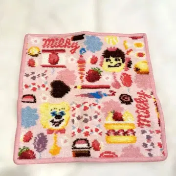 페일러 페코짱 콜라보 손수건 핑크