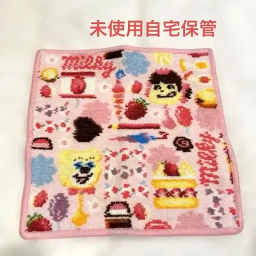 러브러리 바이 페이 페코짱 콜라보 손수건 핑크