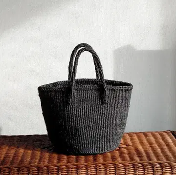 사이잘 바스켓백 블랙