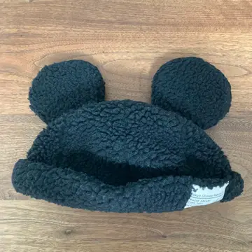 도쿄 디즈니 리조트 보아 팬캡 블랙 미키 귀도리 모자