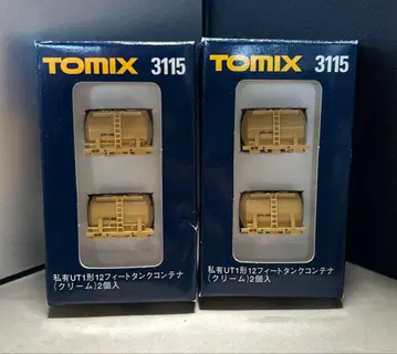 71 TOMIX 3115 [ 사유 UT1형 탱크 컨테이너 (크림) 2개입