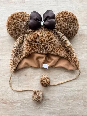 도쿄 디즈니 리조트 레오파드 무늬 모자