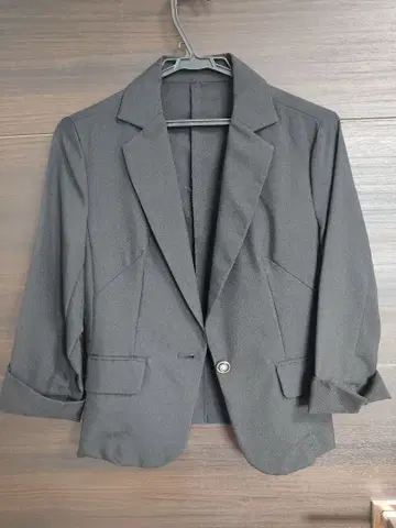 블랙 테일러드 자켓