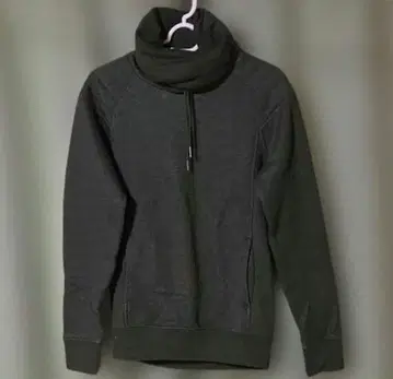 짙은 녹색, 하이넥 후드티